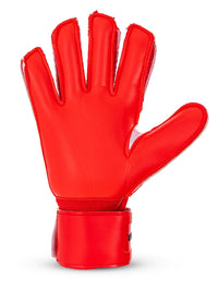 Vector X Quantum Goalkeeper Gloves | Professional Latex Soccer Goalie Gloves with Finger Protection | Size 10 | Red