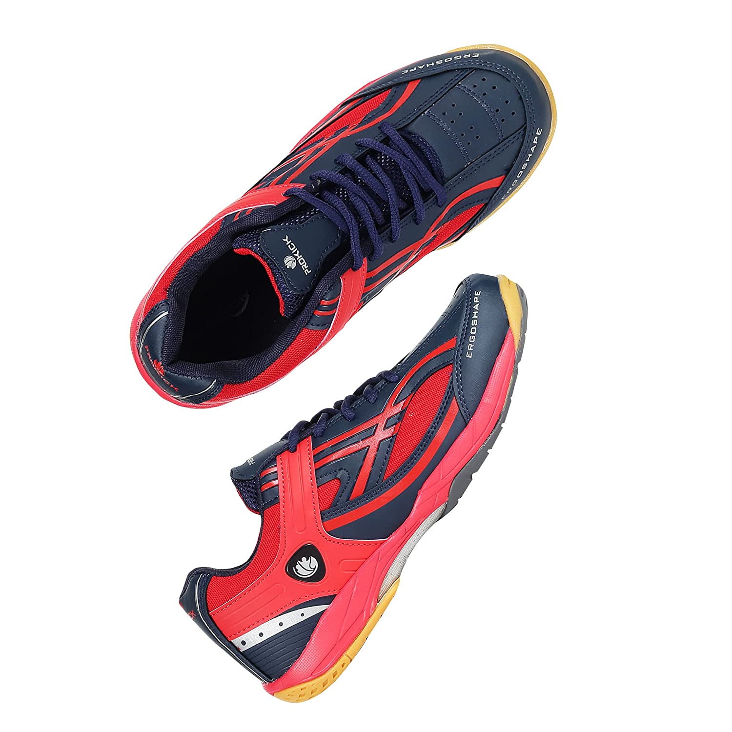 Prokick Ergoshape Power Non Marking Badminton Shoes - Best Price online Prokicksports.com