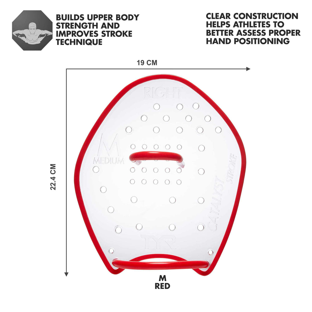TYR Catalyst Stroke Training Paddles | M | Assorted