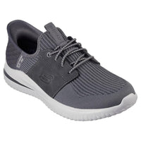 Skechers Slip‑ins Delson 3.0 – Lavell Men’s Running & Casual Sneaker Hands‑Free Entry with Heel Pillow™ | Air‑Cooled Memory Foam & Goga Mat Arch Support | Machine Washable - Best Price online Prokicksports.com