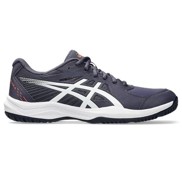 ASICS Court Slide 4 Men’s Tennis Shoes – Indigo Fog/White | Lightweight Synthetic-Textile Upper, Wrap‑Up Outsole & Heel-Pad Stability