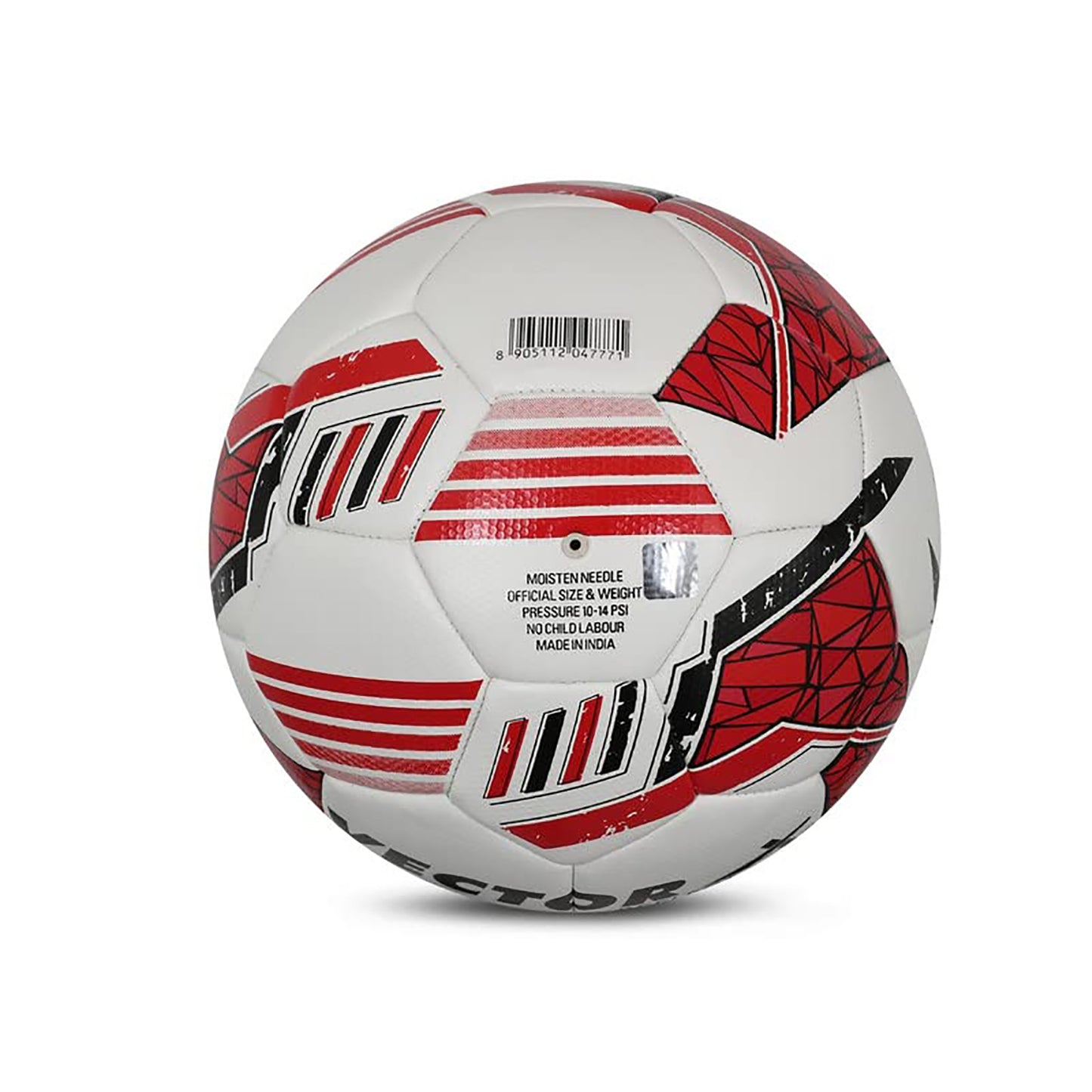 Vector X Reflect Pro Thermo Fusion Football Red Size 5 with Seamless Surface, Butyl Bladder, Durable PU Cover for Professional Match & Training Use - Best Price online Prokicksports.com