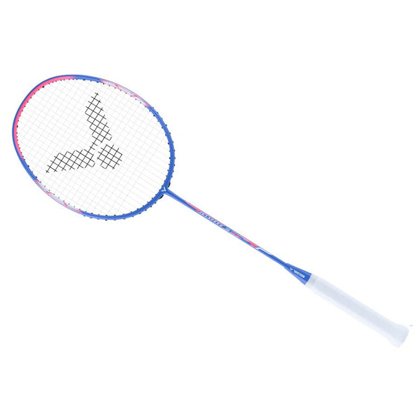 Victor JetSpeed S12F TD Unstrung Badminton Racquet – 4U6 Lightweight Racket in Light Rose Violet for Speed, Control, Precision & Advanced Tournament-Level Play