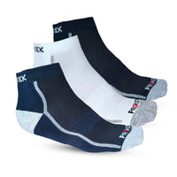 Prokick Ankle Length Socks for Men & Women, Assorted - Pack of 3 - Best Price online Prokicksports.com