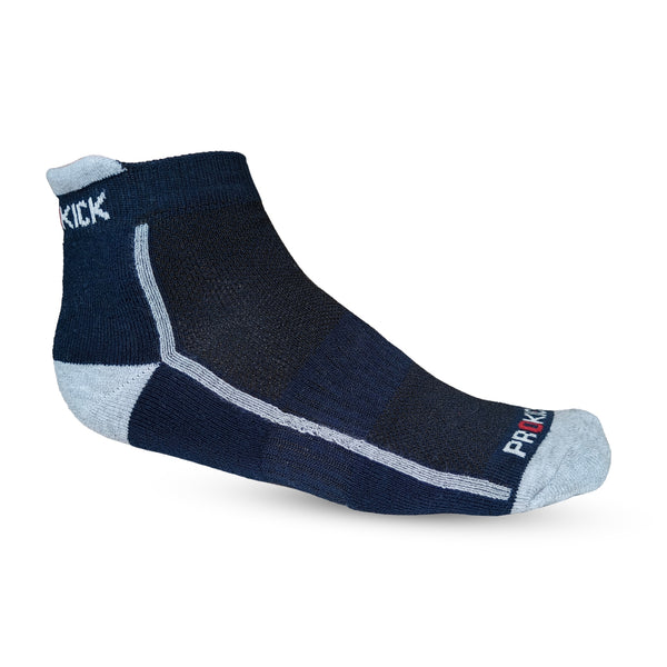 Prokick Low Ankle Socks for Men & Women, Free Size - 1 Pair