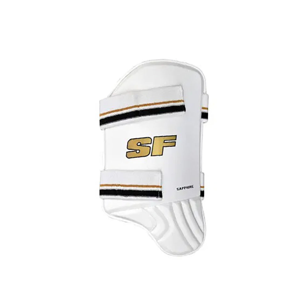 SF Sapphire Right Hand Cricket Thigh Pads – Lightweight Dual Protection Thigh Guard for Right-Handed Players in Club & School Matches