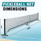 VectorX Pickleball Net with Stand – Portable Regulation Size (Powder-Coated Steel Frame, UV HDPE Net) - Best Price online Prokicksports.com