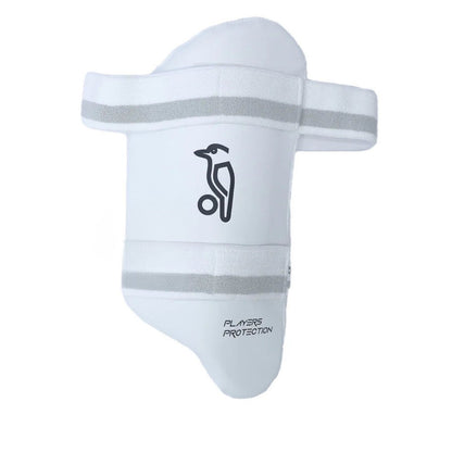 Kookaburra Players Right Hand Thigh Pad – Adult | Lightweight, Comfortable & Protective Cricket Gear | Premium White Design - Best Price online Prokicksports.com