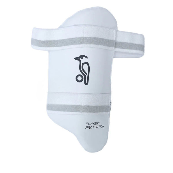 Kookaburra Players Right Hand Thigh Pad – Adult | Lightweight, Comfortable & Protective Cricket Gear | Premium White Design