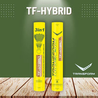 Transform TF-Hybrid Feather Shuttlecock, Speed 77 – 12 Pieces - Best Price online Prokicksports.com