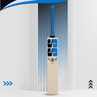 SS Club Vellum Kashmir Willow Cricket Bat – SH | Grade 4 Willow with Concave Thick Edges, Full Profile & Padded Cover | Ideal for Club & Practice Matches - Best Price online Prokicksports.com