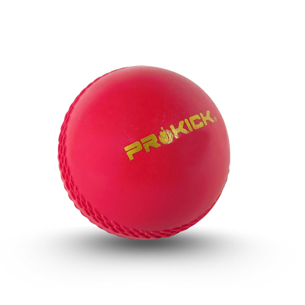 Prokick Synthetic Cricket Ball, Red - 1pc