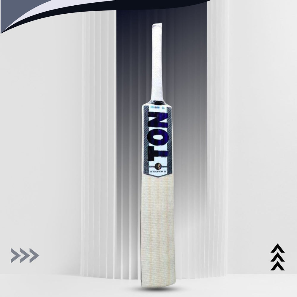SS Ton Super Kashmir Willow Cricket Bat – Grade 4 Kashmir Willow, Full-Cane Handle, Concave Edges & Balanced Mid Sweet Spot
