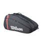 Wilson Tour 2025 Tennis Bag – WR8037301001, Grey/Black, Up to 12 Rackets with Thermo Compartment - Best Price online Prokicksports.com