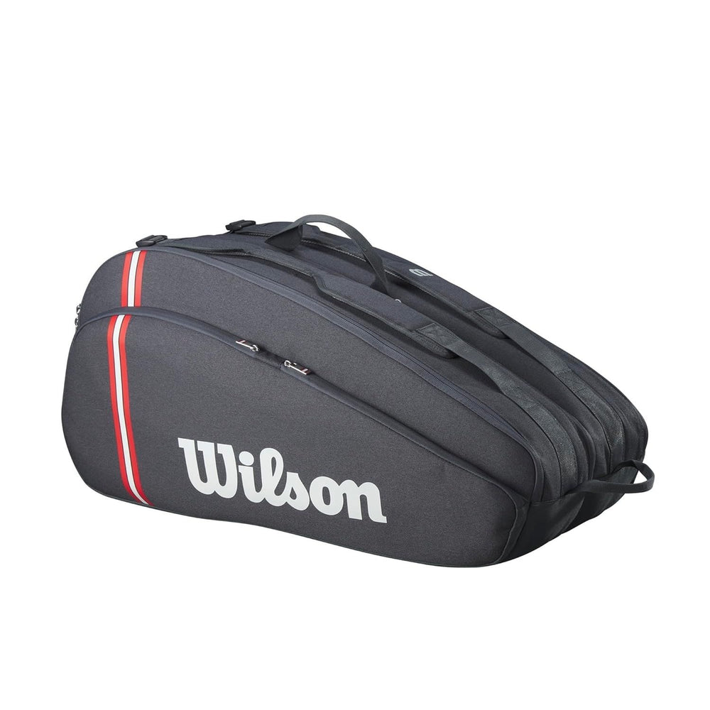 Wilson Tour 2025 Tennis Bag – WR8037301001, Grey/Black, Up to 12 Rackets with Thermo Compartment