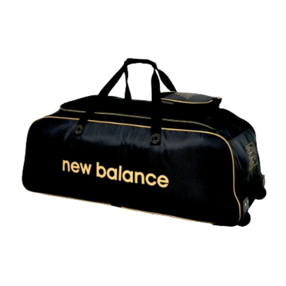 New Balance Sports 8i Cricket Kit Wheelie Bag – Black | Spacious & Durable Gear Bag with Smooth Wheels for Easy Transport - Best Price online Prokicksports.com