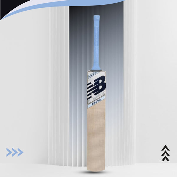 New Balance TC 600i English Willow Cricket Bat – Short Handle, Grade 5 Willow, Mid-Low Profile, Large Sweet Spot