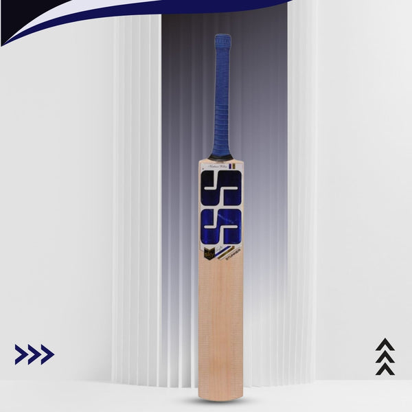SS Sky Striker Kashmir Willow Cricket Bat – Size 4  | Grade 1 Willow, Concave Edges, Wide Sweet Spot & Includes Cover
