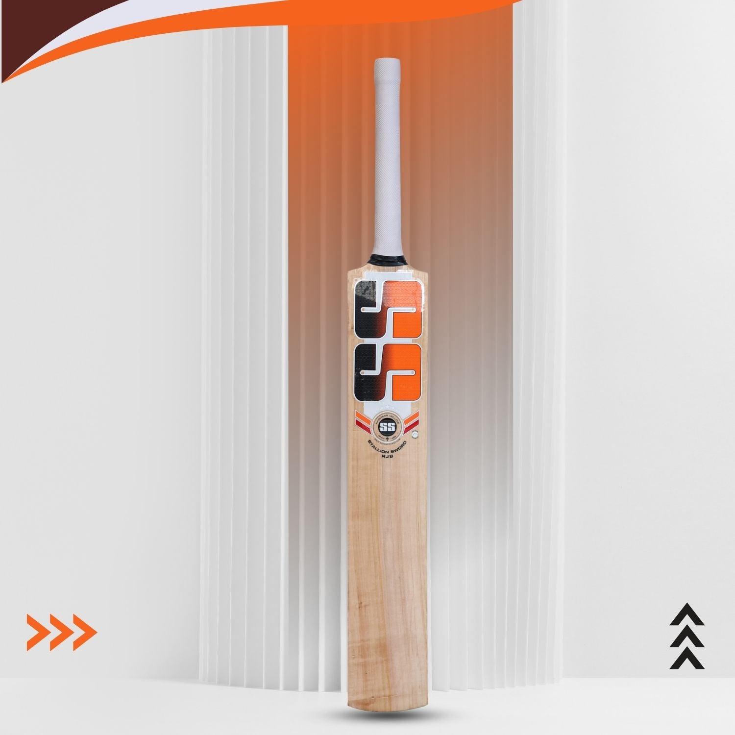 SS Jaddu Players Jumbo Kashmir-Willow Scoop Cricket Bat – Grade 4 Kashmir, Massive Concave Edges, Wide Sweet Spot & Includes Cover (SH) - Best Price online Prokicksports.com