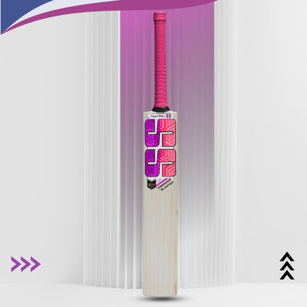 SS Sky Blaster English Willow Cricket Bat – SH | Short Handle | Lightweight Professional Cricket Bat for All-Round Stroke Play