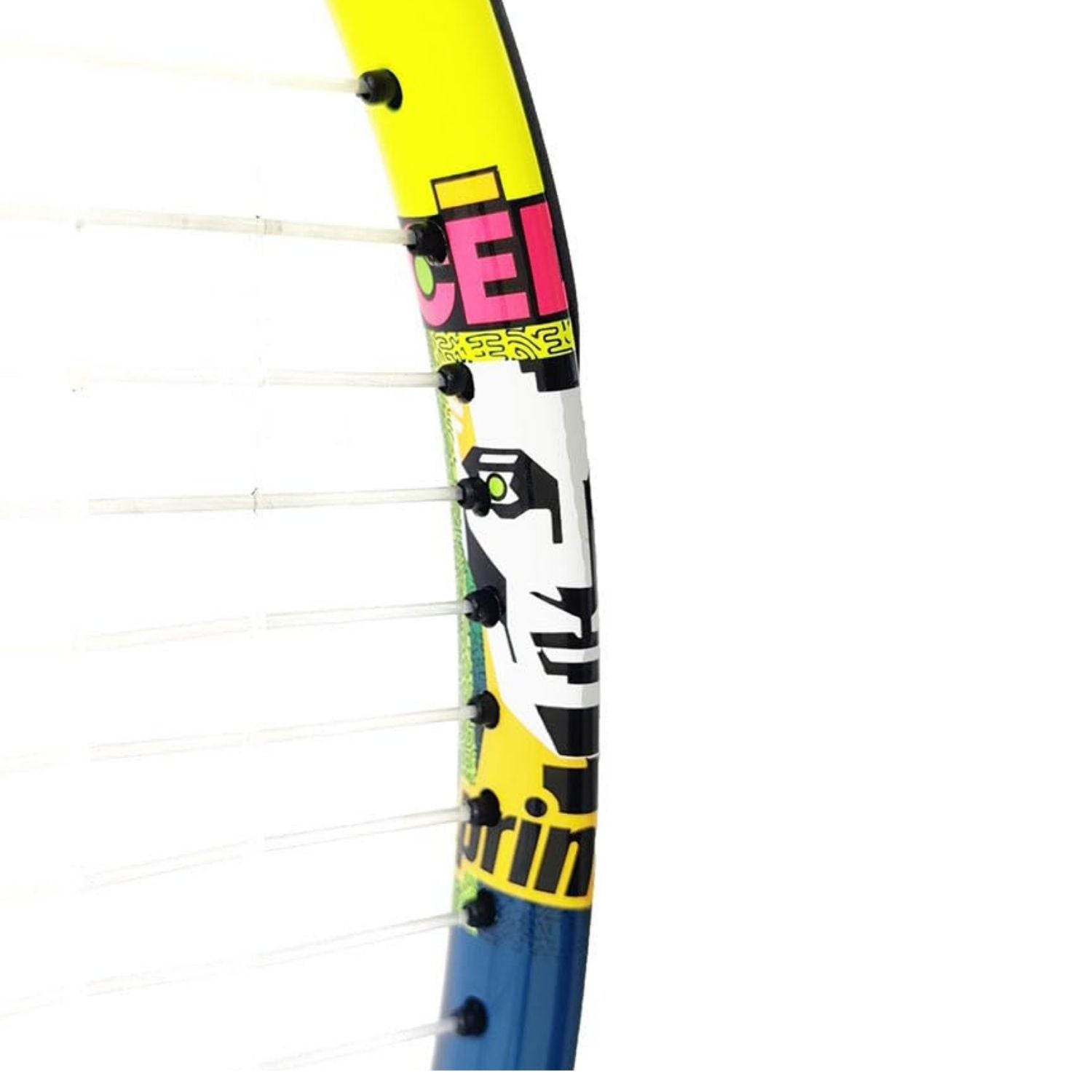 PRINCE TT56U5050 Ace Face Junior 23 Strung Tennis Racquet – Yellow/Blue | 217 Grams, 23 inch Length, 16x19 String Pattern - Best Price online Prokicksports.com