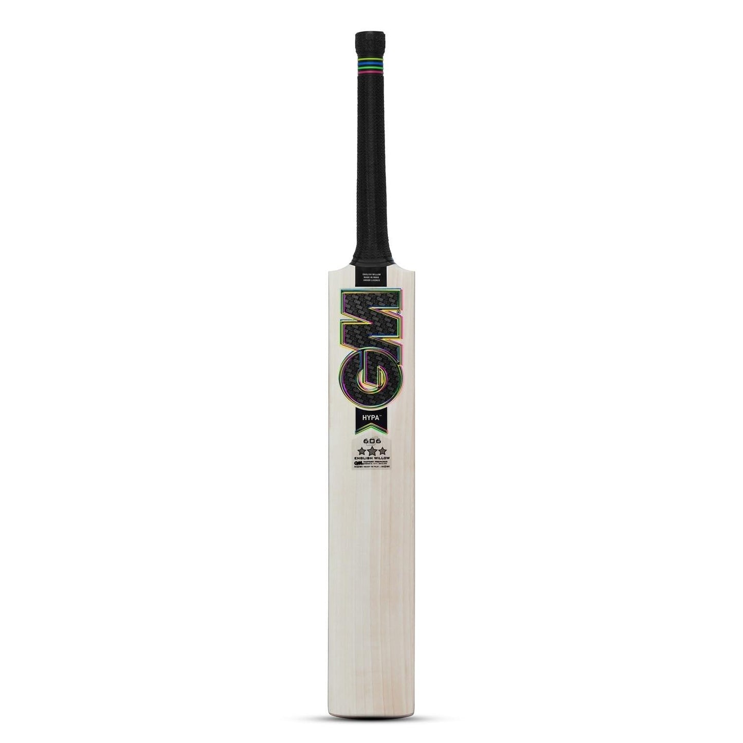 GM Hypa 606 English Willow Cricket Bat – SH Mens | Grade 3 Willow, Powerarc Bow, F4.5 Face Profile, L555 Blade, Hypa Grip | Balanced Power, Massive Edges - Best Price online Prokicksports.com