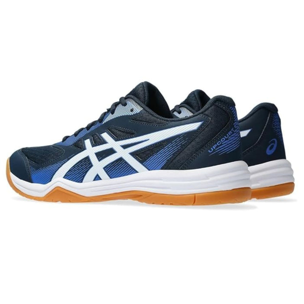ASICS UPCOURT 5 Indoor Court Shoes | Badminton/Volleyball Shoes | Non-Marking Rubber Sole | Breathable Mesh Upper | Lightweight & Flexible
