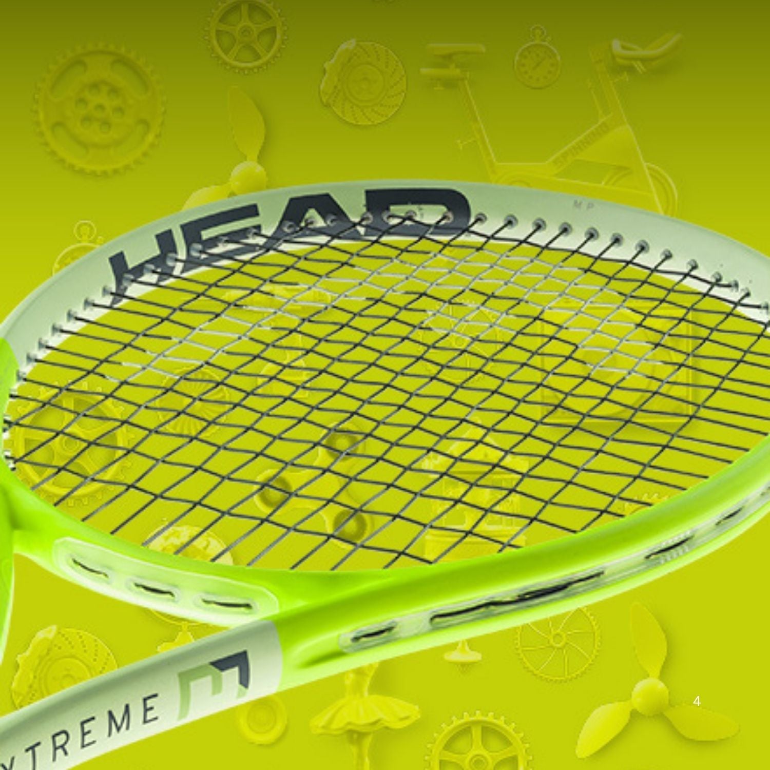 Head Extreme Pro 2024 Unstrung Tennis Racquet U20 (Grip 2