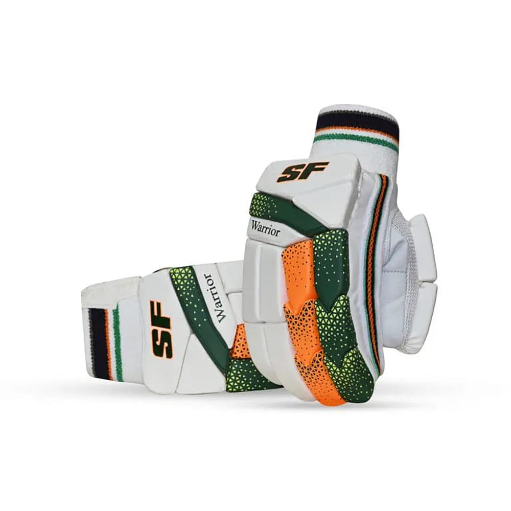 SF Warrior Cricket Batting Gloves Right Hand – Lightweight, Protective, Comfortable Batting Gloves for Professional and Club Level Cricket Players