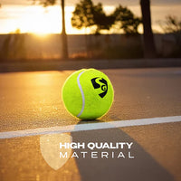 SG Club Lite Cricket Tennis Ball Extreme Durability, Perfect Bounce, Pack of 3 - Best Price online Prokicksports.com