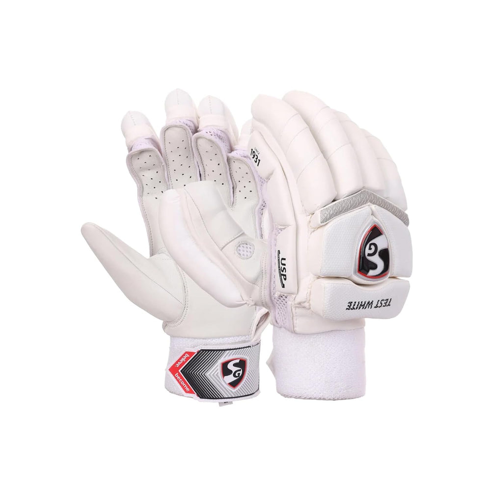 SG Test White Batting Gloves - Right Hand