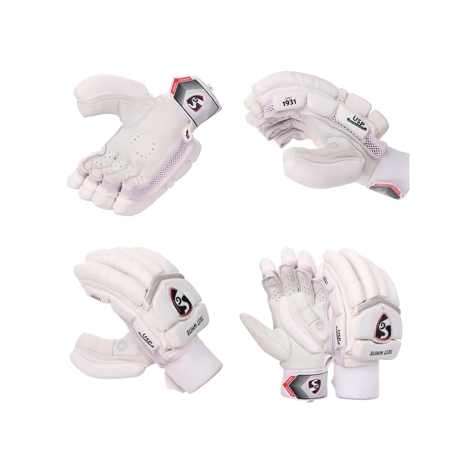 SG Test White Batting Gloves - Right Hand - Best Price online Prokicksports.com