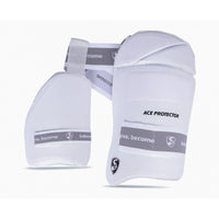 SG Ace Protector White Thigh Pads Right Hand (Combo) - Best Price online Prokicksports.com