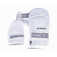 SG Ace Protector White Thigh Pads Right Hand (Combo) - Best Price online Prokicksports.com