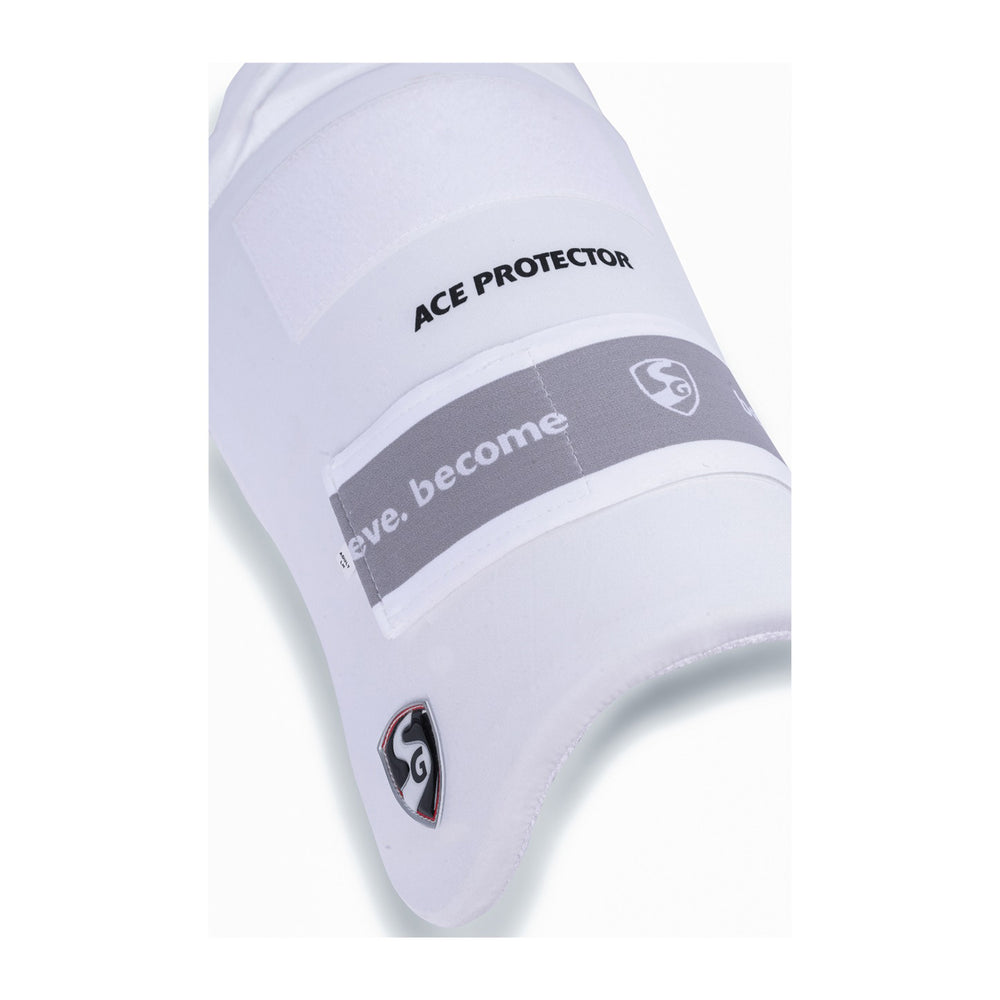 SG Ace Protector White Thigh Pads Right Hand (Combo) - Best Price online Prokicksports.com