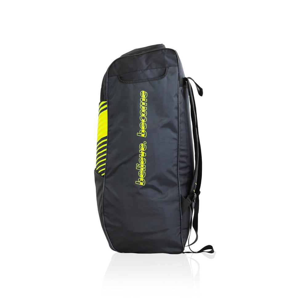 SG ComfiPak 1.0 Duffle Cricket Kitbag, Large - Black/F. Yellow - Best Price online Prokicksports.com