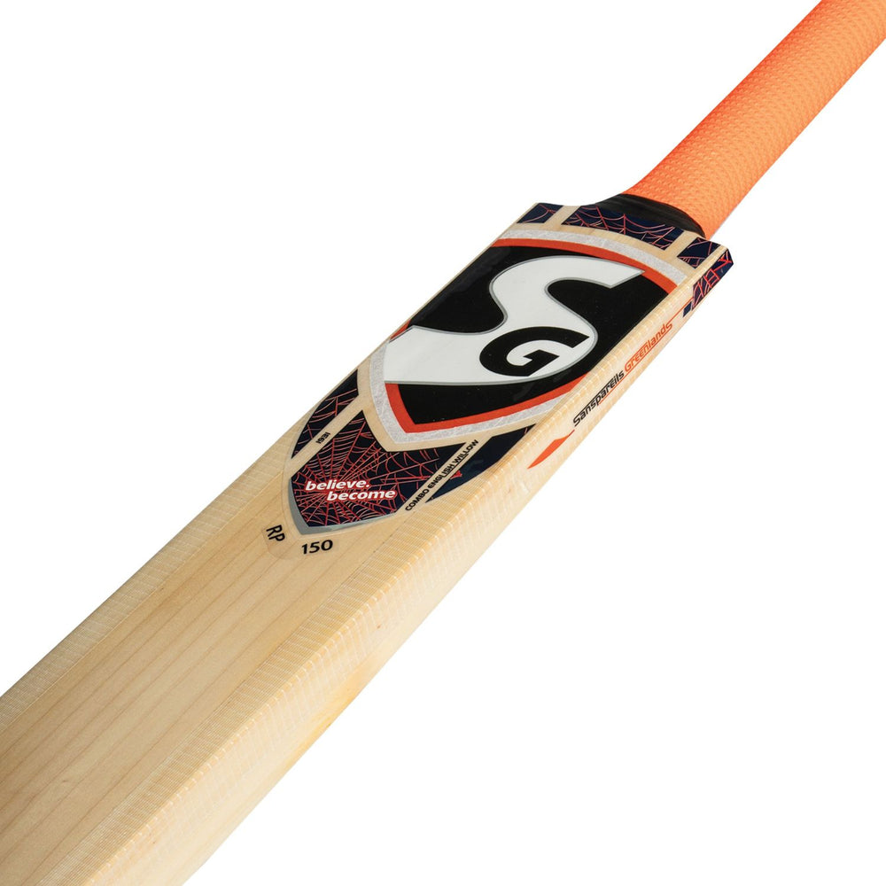 SG RP 150 English Willow Cricket Bat | Grade 3 Willow | Lightweight 900-1250g | Mid-Sweet Spot | Ready to Knock-In - Best Price online Prokicksports.com