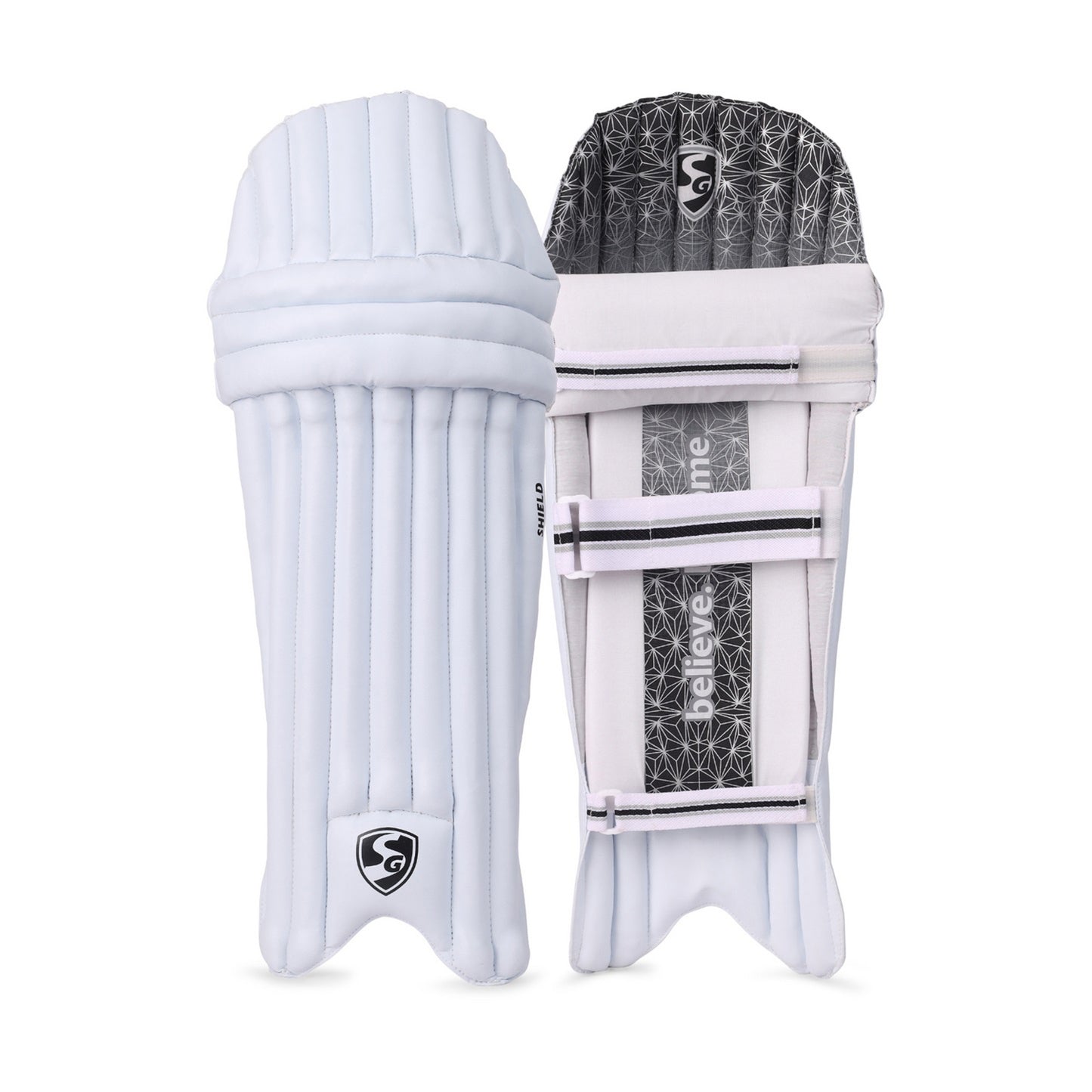 SG Shield Batting Legguard, White