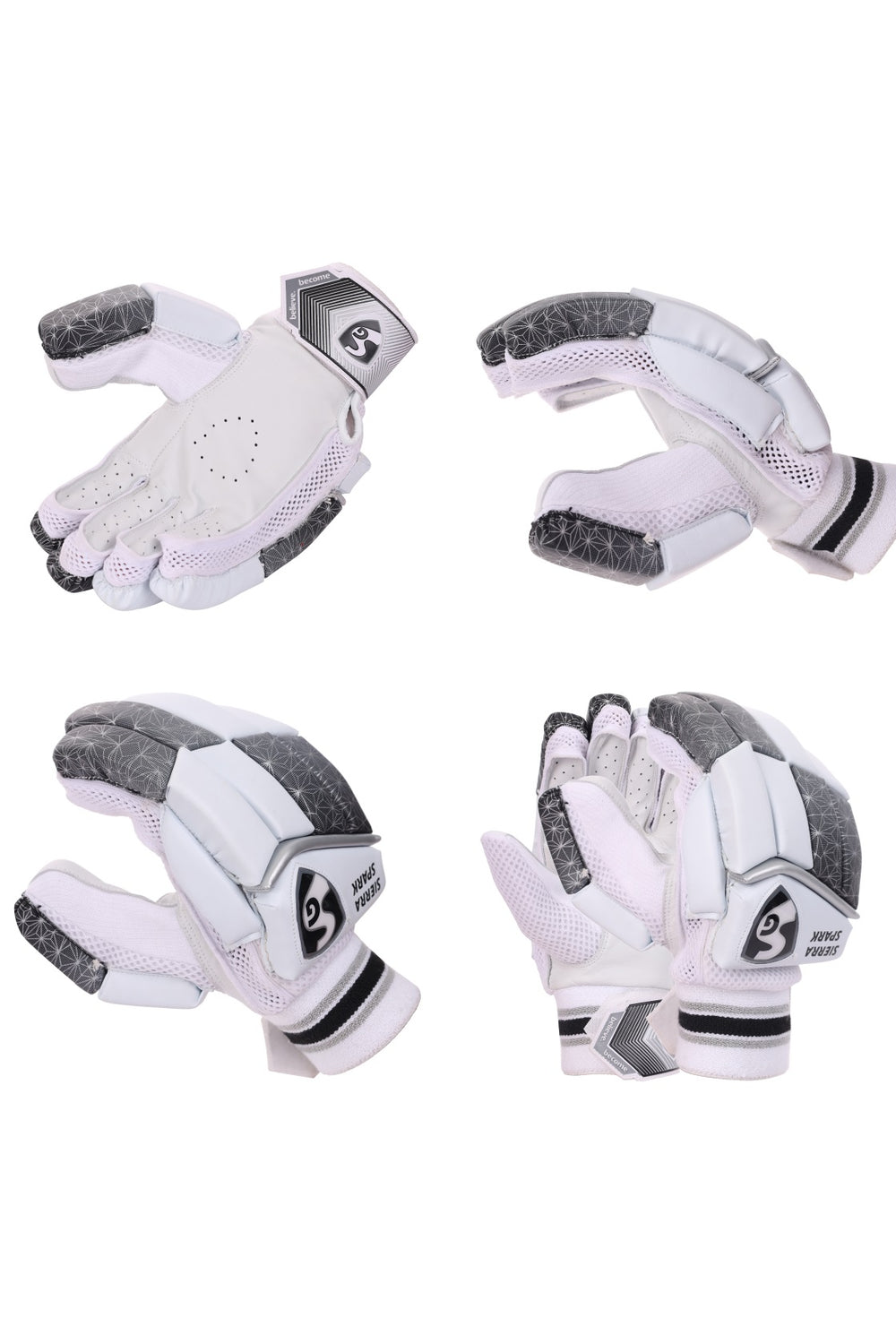 SG Sierra Spark Batting Gloves - Left Hand | Lightweight, High-Protection Cricket Gloves for Comfort & Performance - Best Price online Prokicksports.com