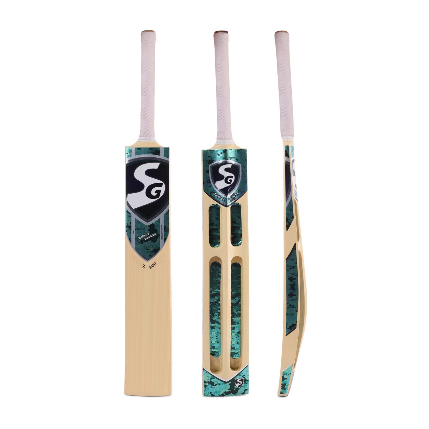 SG T-800 Kashmir Willow Tennis Cricket Bat - Best Price online Prokicksports.com