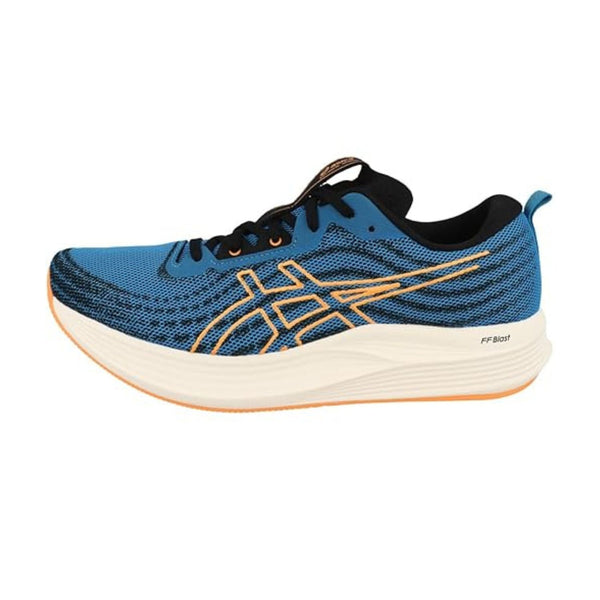ASICS EVORIDE SPEED Running Shoes for Men | Lightweight & Energy-Return | GUIDESOLE Technology | Breathable Mesh | Island Blue/Orange Pop