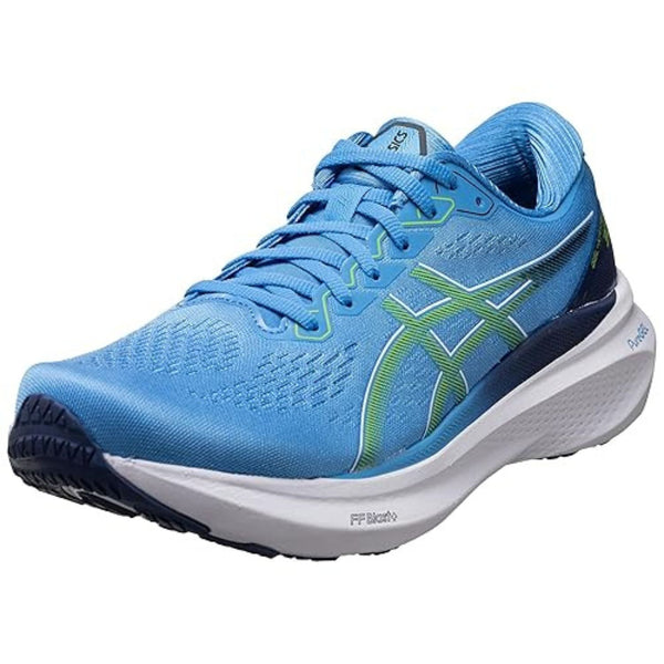 ASICS GEL-KAYANO 30 Running Shoes for Men | Stability Support | 4D GUIDANCE System | Waterscape/Electric Lime | Overpronation Control