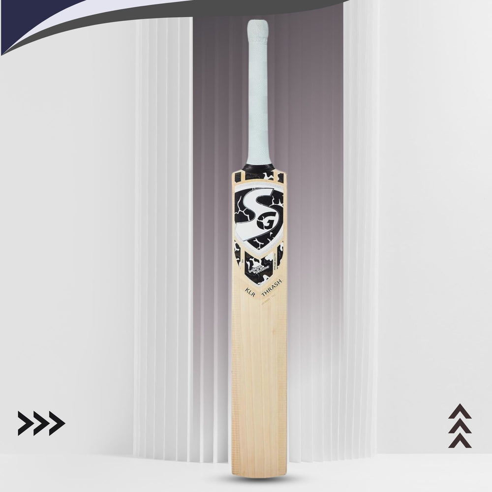SG KLR Thrash Combo English Willow Cricket Bat | Grade 2 Willow | Power Hitter's Design (1250-1350g) | 45mm Thick Edges | Semi-Knocked - Best Price online Prokicksports.com