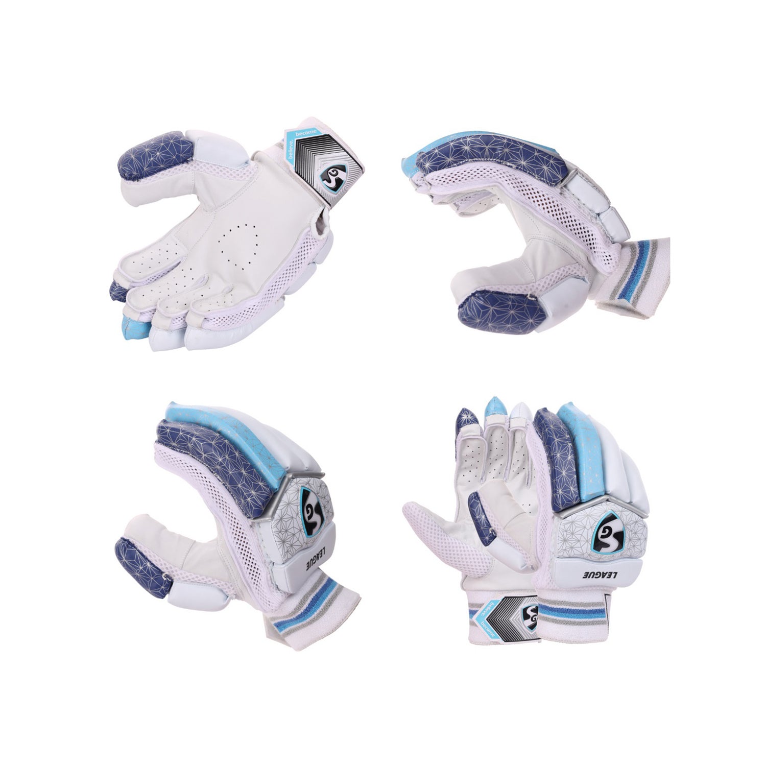 SG League LH Batting Gloves - Best Price online Prokicksports.com