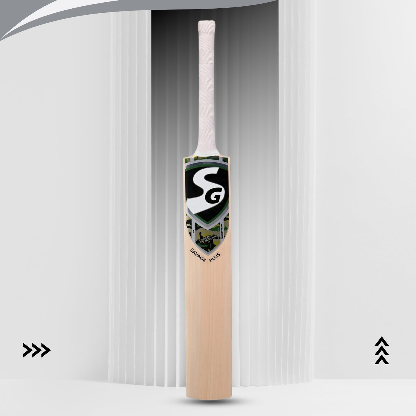 SG Savage Plus Kashmir-Willow Cricket Bat - Best Price online Prokicksports.com