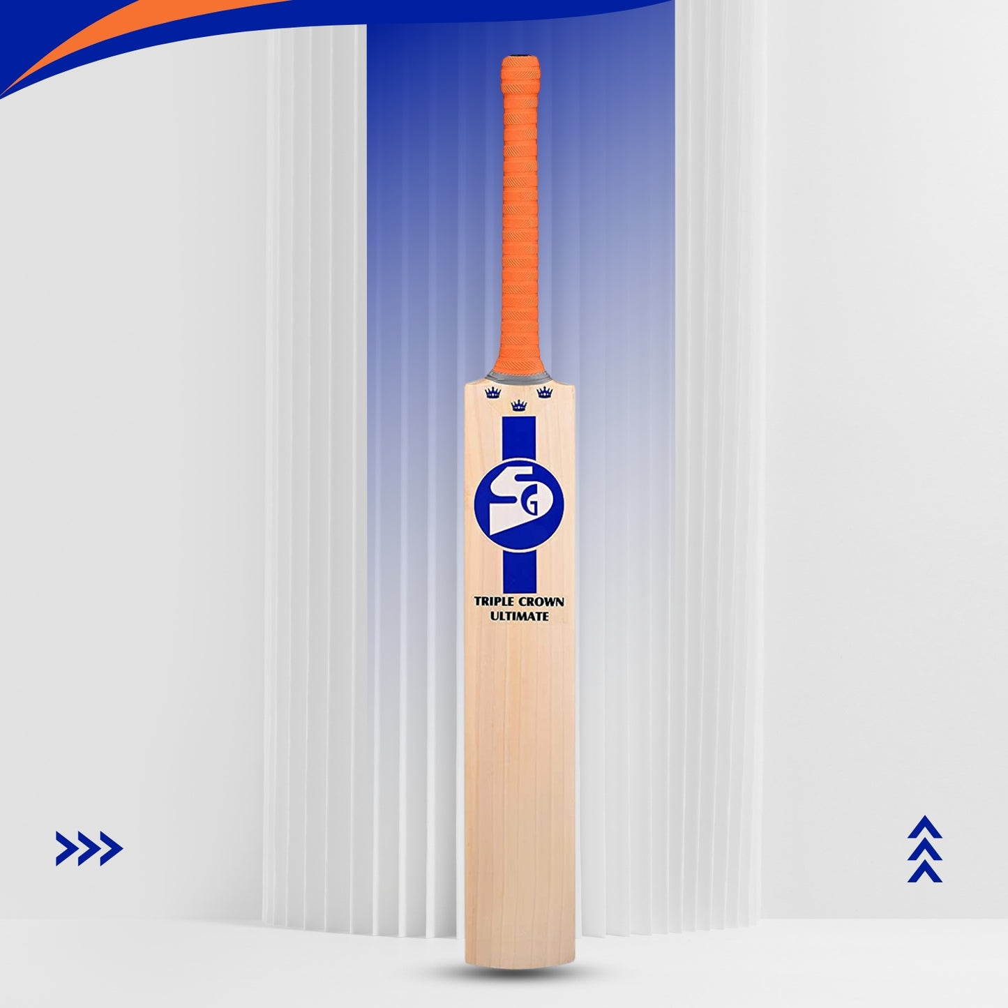 SG Triple Crown Ultimate English Willow Cricket Bat - Best Price online Prokicksports.com