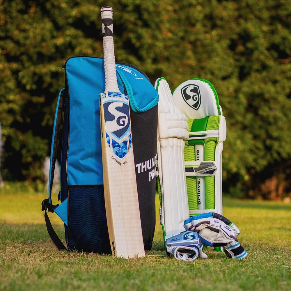 SG Thunder Pro Kashmir Willow Cricket Kit - Assorted Color - Best Price online Prokicksports.com