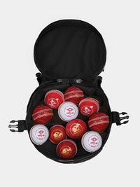 Shrey 3362 Legacy Cricket Ball Bag | Holds up to 50 Balls, Durable Fabric & Strong Handles | Black - Best Price online Prokicksports.com