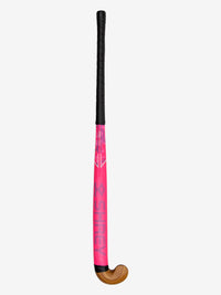 Shrey Classic Wooden Hockey Stick | Reinforced Glass Fibre, Traditional Wooden Build | Pink, 36.5 inch - Best Price online Prokicksports.com