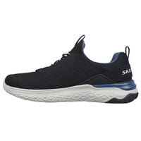 Skechers Bismark‑Merkell Men’s Mesh Running Shoe – Relaxed-Fit Slip-On with Goga Mat Arch & Air-Cooled Memory Foam - Best Price online Prokicksports.com